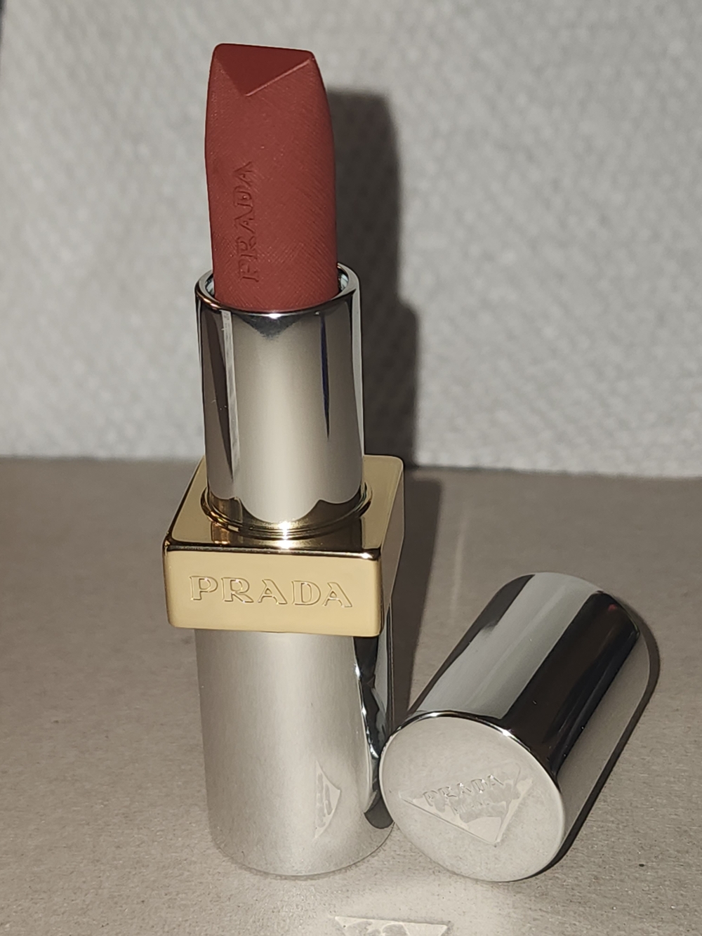 Prada Matte Lipstick — Mahogany